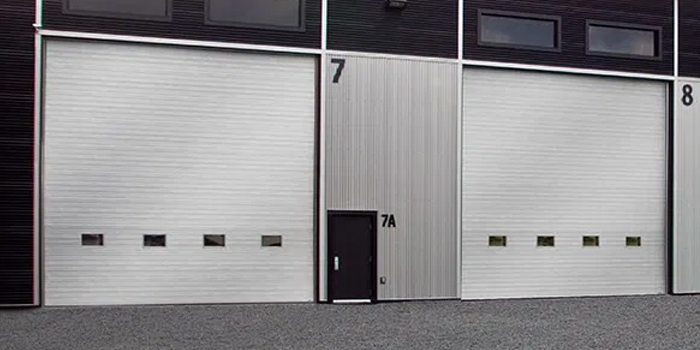 fix bent garage door in Gravenhurst