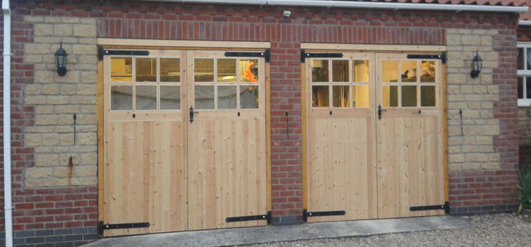 Side Hinged Wooden Garage Doors Gravenhurst